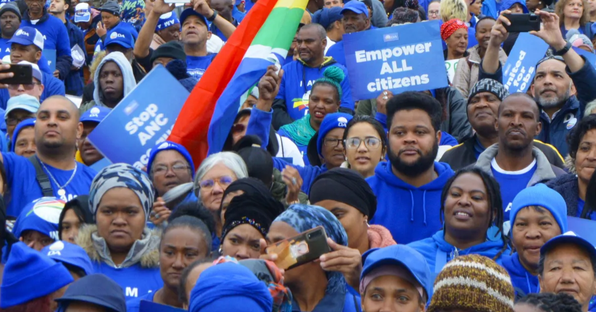 Government of Unity: South Africans prefer a DA-ANC agreement