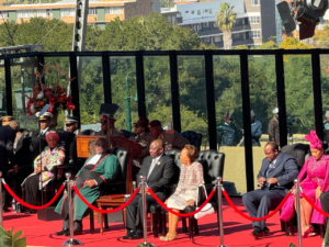 President Cyril Ramaphosa during his presidential inauguration