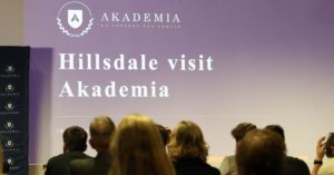 Professors from Hillsdale College gave lectures at Akademia