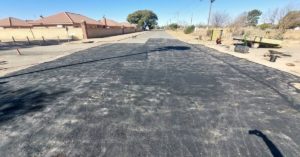 The road after it is tarred